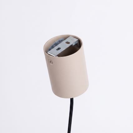 Pendelleuchte mit Kabelaufhängung AURA 1xGX53/10W/230V taupe