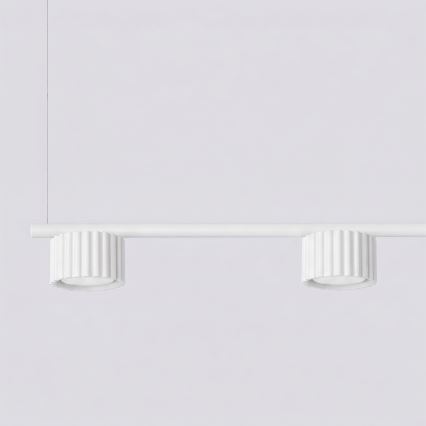 Pendelleuchte AURA an Stahlseil 4xGX53/10W/230V weiß
