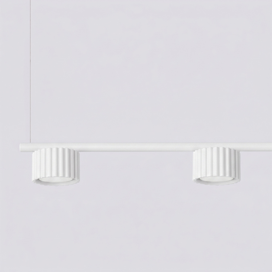 Pendelleuchte AURA an Stahlseil 4xGX53/10W/230V weiß