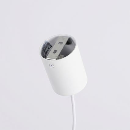 Pendelleuchte KARBON an Kabel, 4xGU10/10W/230V, weiß