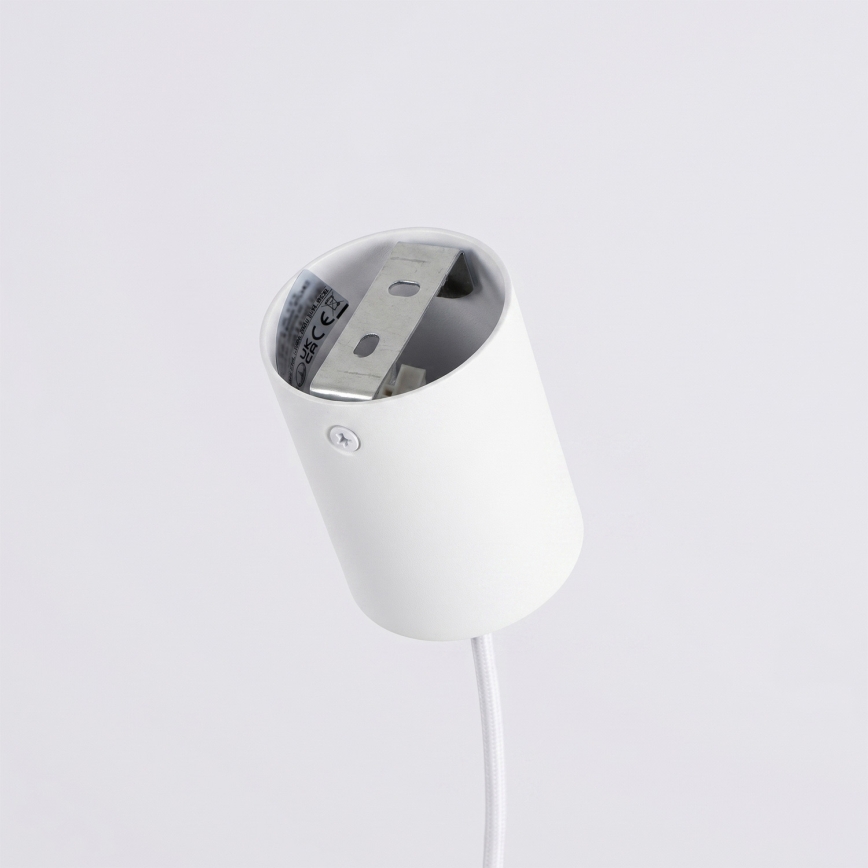 Pendelleuchte KARBON an Kabel, 4xGU10/10W/230V, weiß