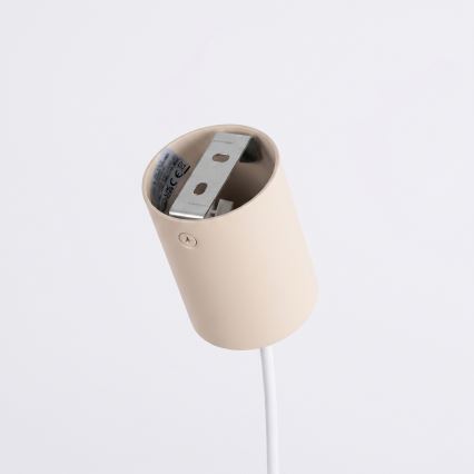 Pendelleuchte mit Kabel KARBON 4xGU10/10W/230V cremefarben