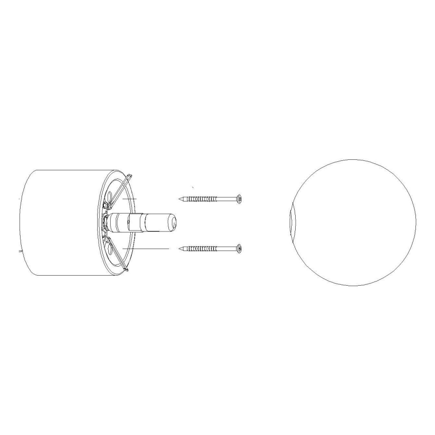 Ersatzlampenschirm für Strahler und Tischlampe BOOMO G9 d 12 cm weiß