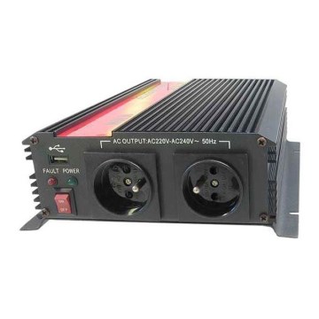 Spannungswandler 1600W/12V/230V + USB
