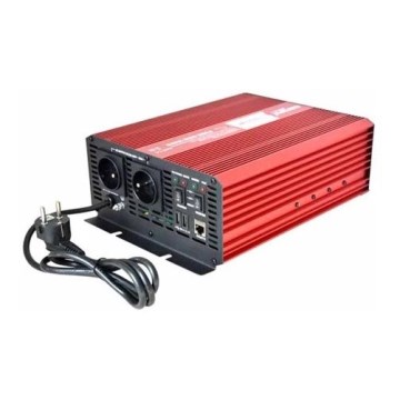Spannungswandler CARSPA 1000W/12/230V + USV + Ladegerät