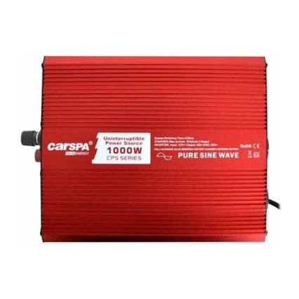 Spannungswandler CARSPA 1000W/12/230V + USV + Ladegerät