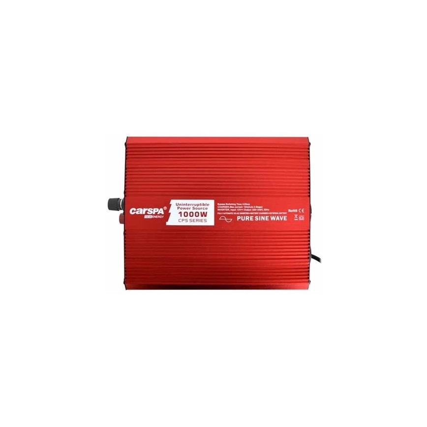 Spannungswandler CARSPA 1000W/12/230V + USV + Ladegerät