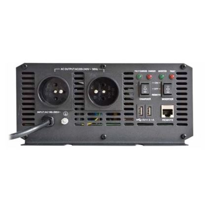 Spannungswandler CARSPA 1000W/12/230V + USV + Ladegerät