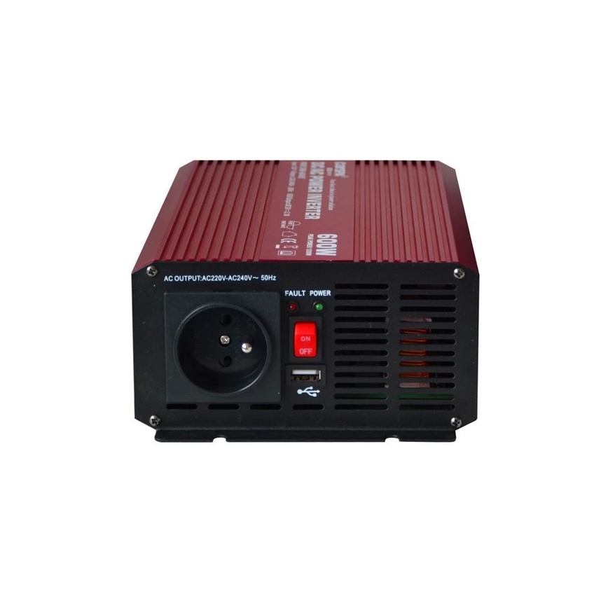 Spannungswandler CARSPA 600W/12/230V + USB