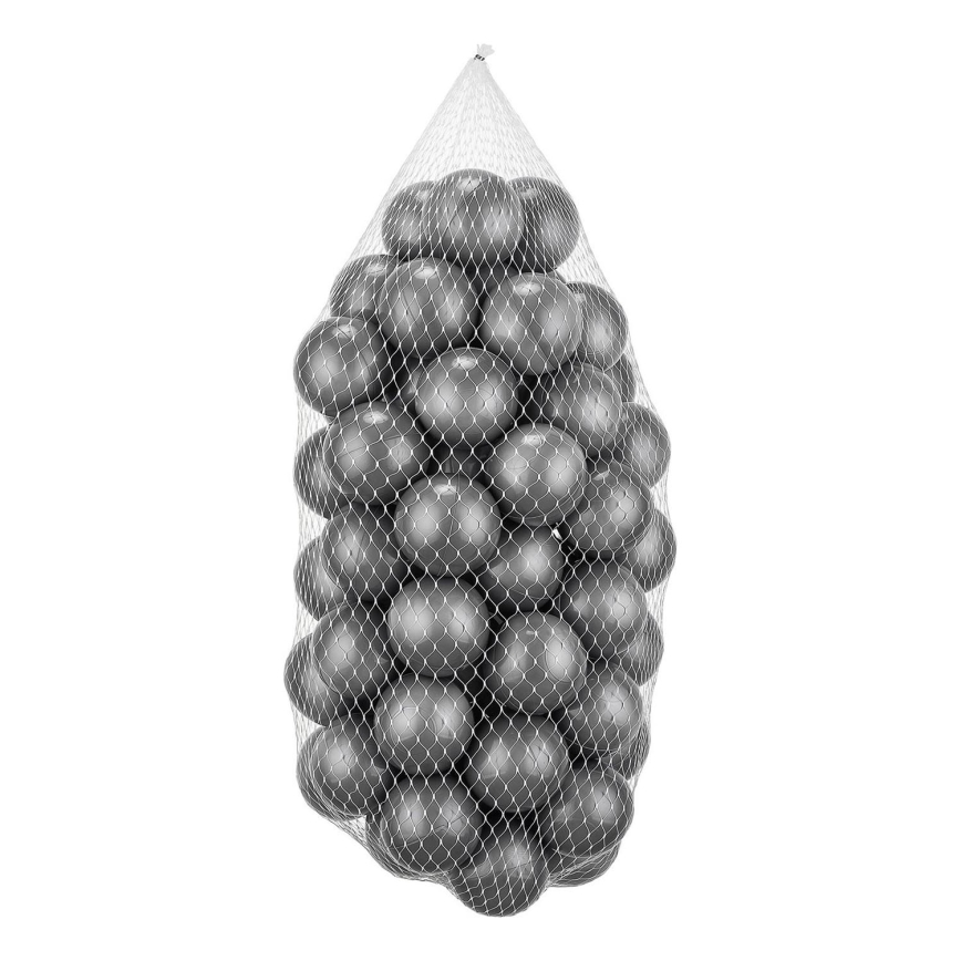 Spielbälle aus Kunststoff 50 Stk. Ø 7 cm grau
