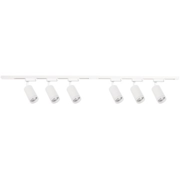 Spot für Schienensystem PIPE 6xGU10/10W/230V weiß