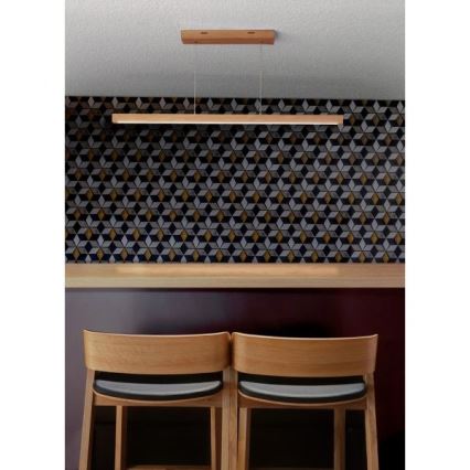 Dimmbare LED-Hängeleuchte SMAL LED/18W/230V Eiche