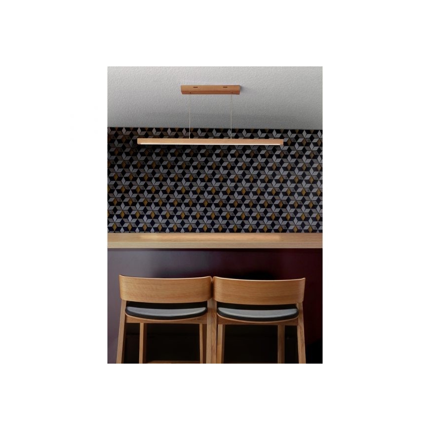 Dimmbare LED-Hängeleuchte SMAL LED/18W/230V Eiche
