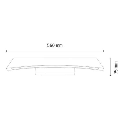 Dimmbare LED-Wandleuchte ZIAD LED/6,5W/230V Eiche – FSC-zertifiziert