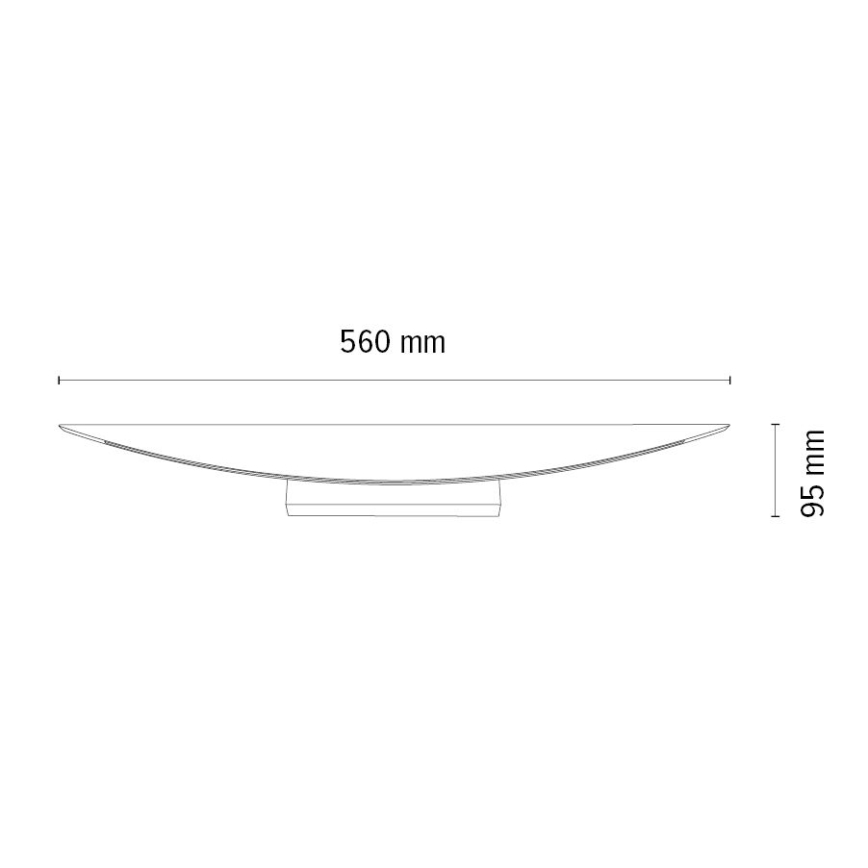 LED dimmbare Wandleuchte DUBAI LED/6,5W/230V Eiche