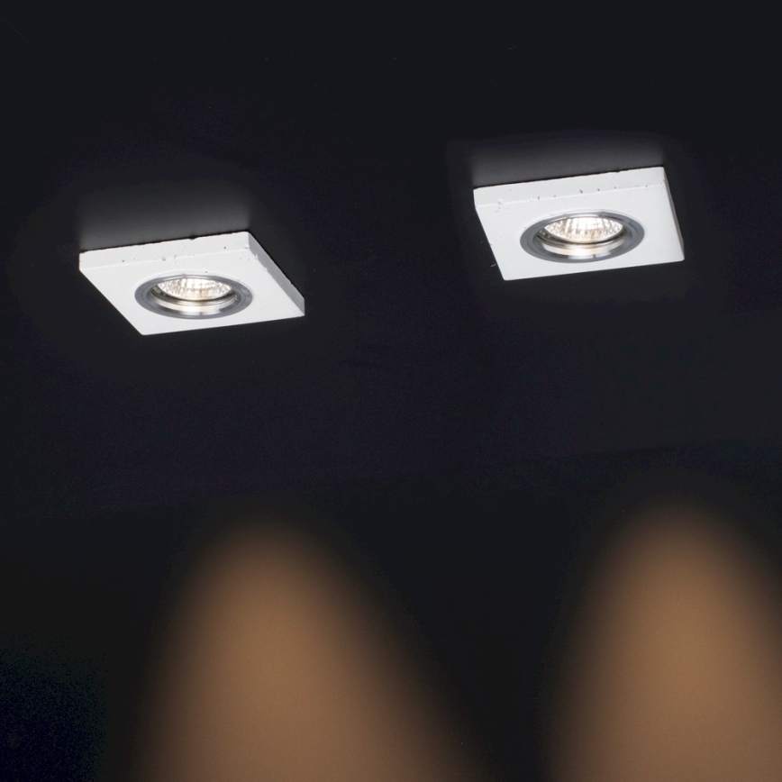 LED-Einbauleuchte VITAR 1xGU10/5W/230V CRI 90 Beton – FSC-zertifiziert