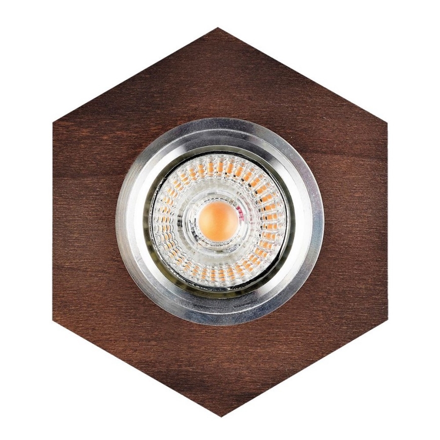 LED-Einbauleuchte VITAR 1xGU10/5W/230V CRI 90 Buche – FSC-zertifiziert