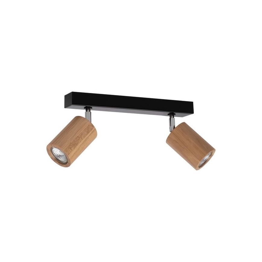 LED-Deckenstrahler MATTI 2xGU10/5W/230V Eiche – FSC-zertifiziert