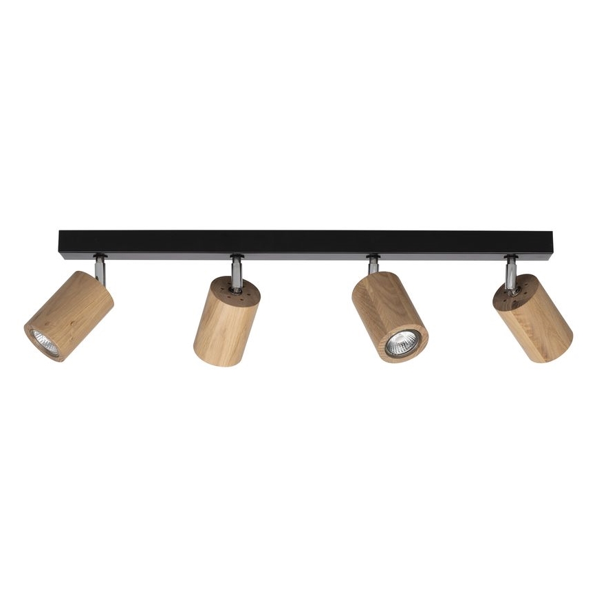 LED-Deckenstrahler MATTI 4xGU10/5W/230V Eiche – FSC-zertifiziert