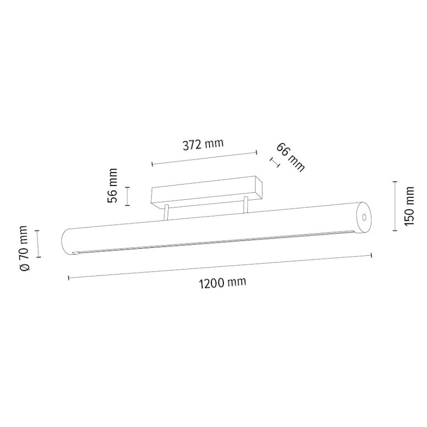 Dimmbare LED-Deckenleuchte CONOR LED/34,5W/230V Eiche