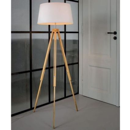 Stehleuchte TRIPOD 1xE27/60W/230V Eiche