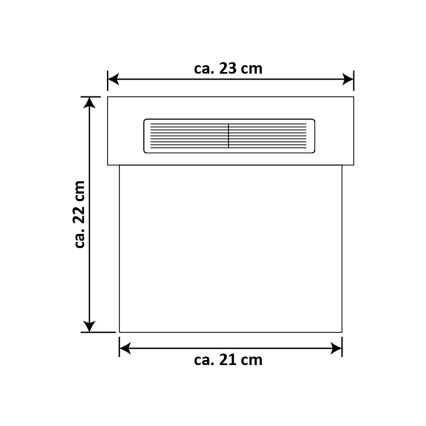 LED-Solar-Hausnummer LED/2x0,07W/2,4V IP44 – FSC-zertifiziert