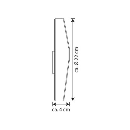 LED-Solar-Hausnummer LED/3x0,1W/2,4V 1200 mAh IP44