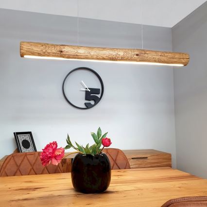 Dimmbare LED-Hängeleuchte LUCAS LED/25,5W/230V Kiefer