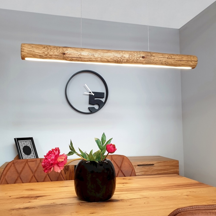 Dimmbare LED-Hängeleuchte LUCAS LED/25,5W/230V Kiefer