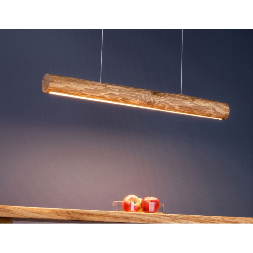 Dimmbare LED-Hängeleuchte LUCAS LED/25,5W/230V Kiefer