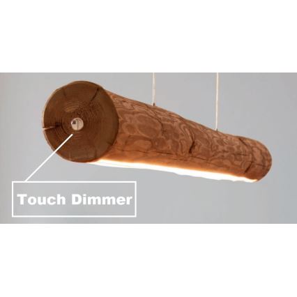 Dimmbare LED-Hängeleuchte LUCAS LED/25,5W/230V Kiefer
