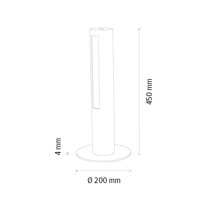 Dimmbare LED-Tischlampe CONOR LED/9W/230V Eiche – FSC-zertifiziert