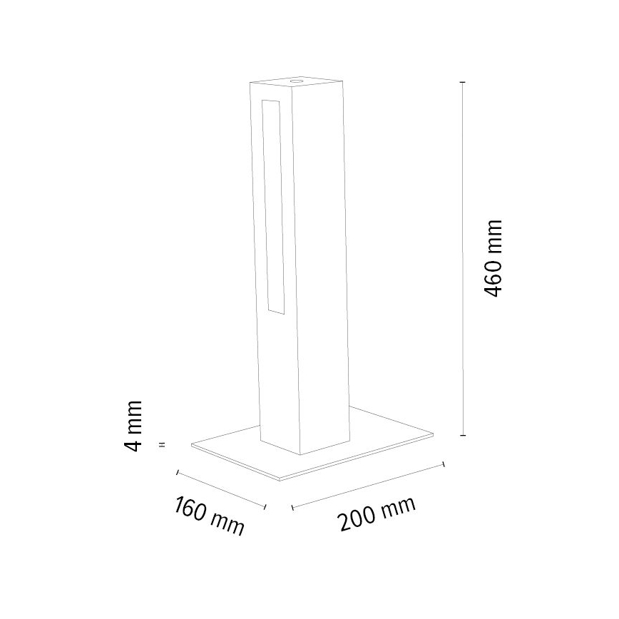 Dimmbare LED-Tischlampe LEON LED/9W/230V Eiche – FSC-zertifiziert