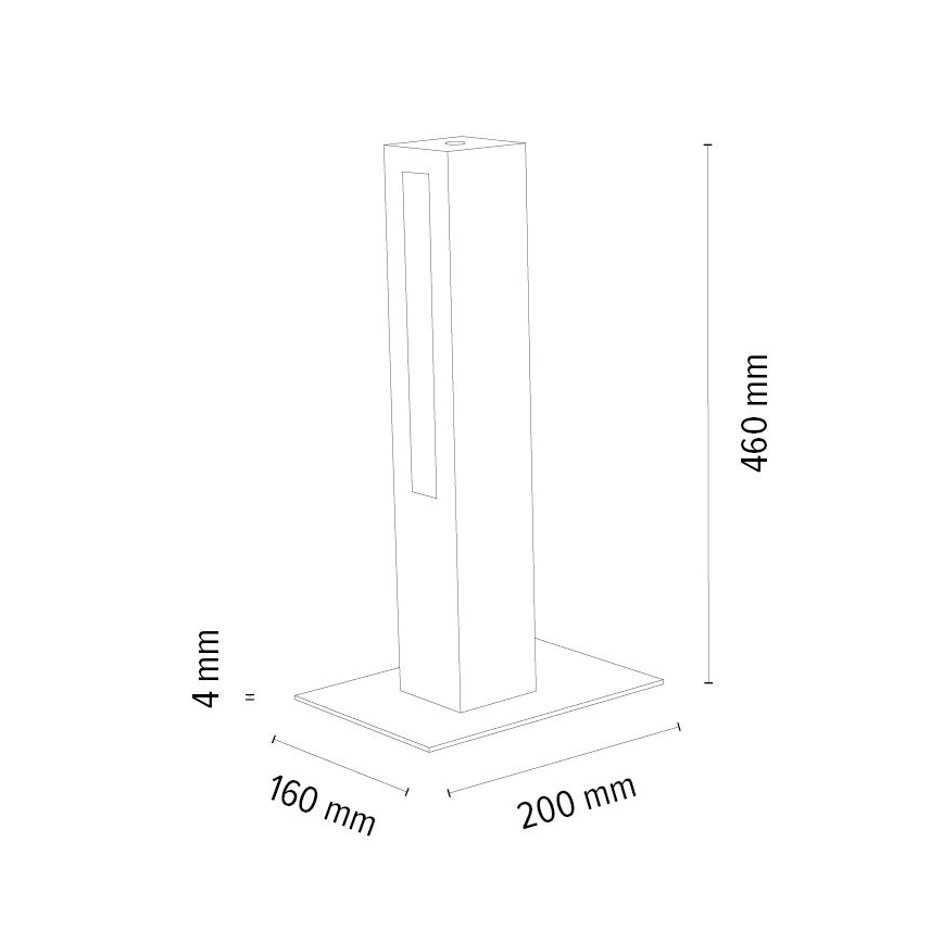 Dimmbare LED-Tischleuchte LEON LED/9W/230V Eiche