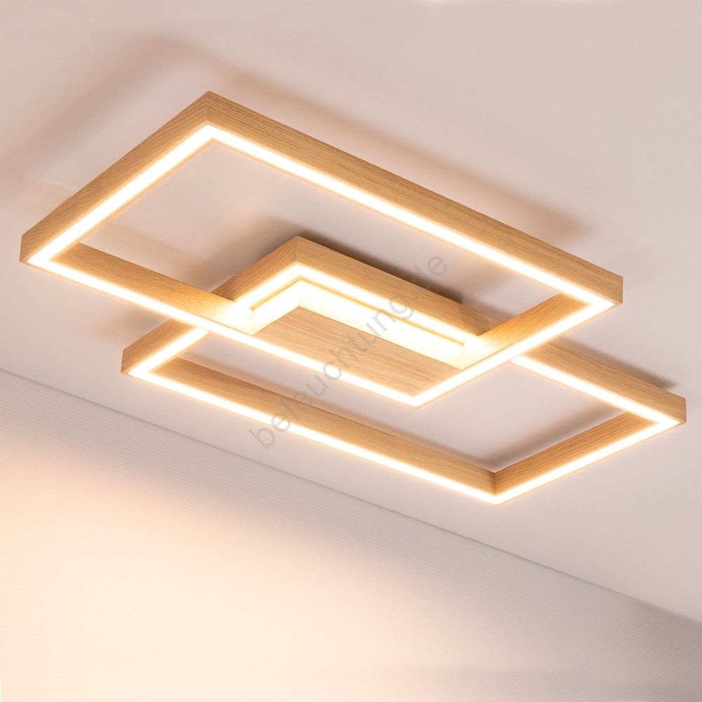 Spot-Light 9142274 - LED Deckenleuchte RAMME LED/48W/230V Eiche matt