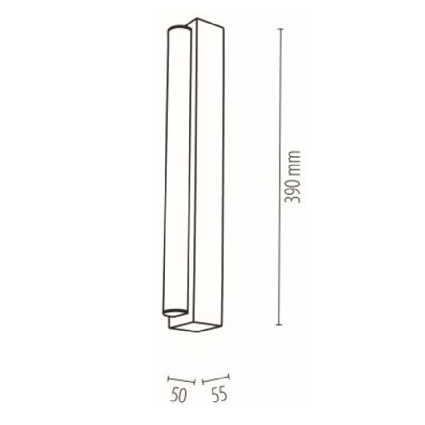 LED-Spiegelbeleuchtung für Badezimmer AQUAVIVA LED/6W/230V 39 cm IP44 Eiche