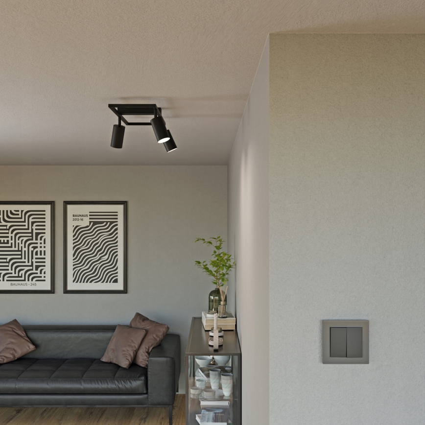 Spotleuchte 3xGU10/30W/230V schwarz