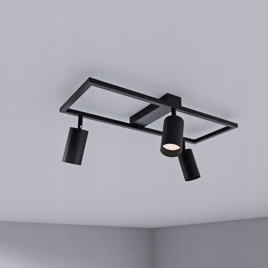 Spotleuchte 3xGU10/30W/230V schwarz