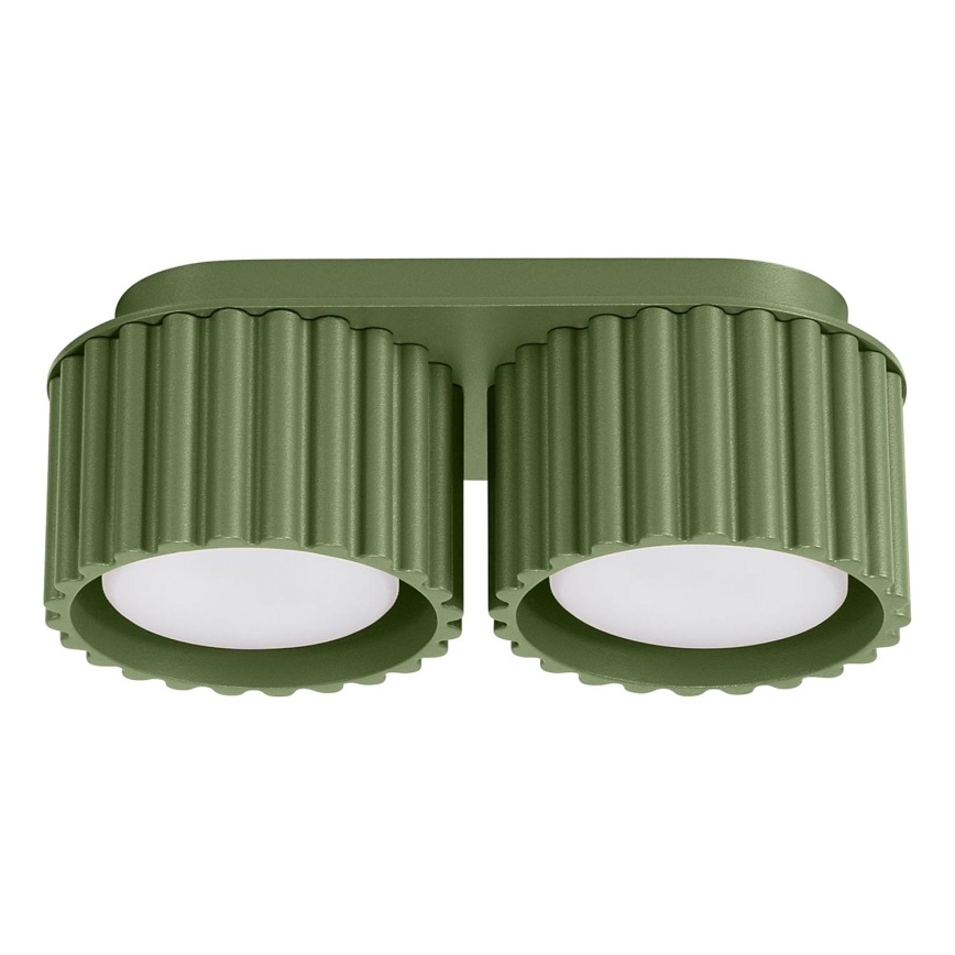 Spotleuchte AURA 2xGX53/10W/230V grün