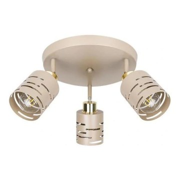 Spotleuchte ELEN 3xE27/35W/230V Beige/Gold