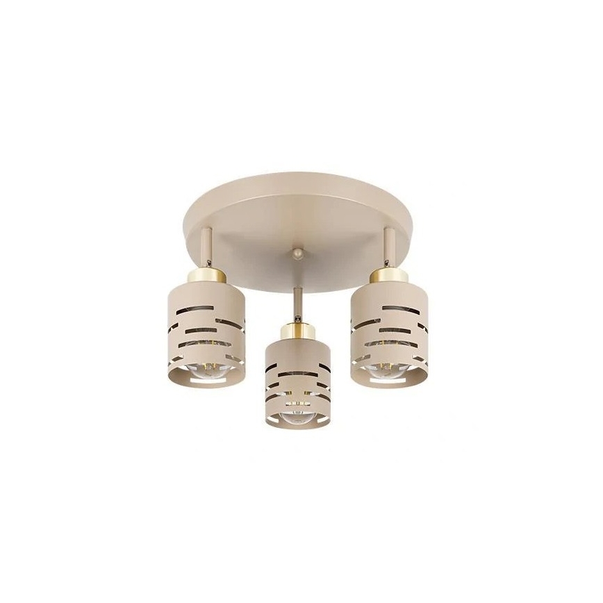 Spotleuchte ELEN 3xE27/35W/230V Beige/Gold
