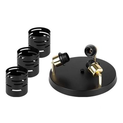 Spotleuchte ELEN 3xE27/35W/230V schwarz/gold