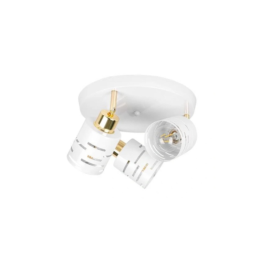 Spotleuchte ELEN 3xE27/35W/230V weiß/gold