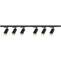 Spotleuchte im Schienensystem MICA 6xGU10/10W/230V, schwarz/gold