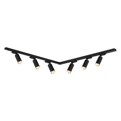 Spotleuchte im Schienensystem MICA 6xGU10/10W/230V, schwarz/gold