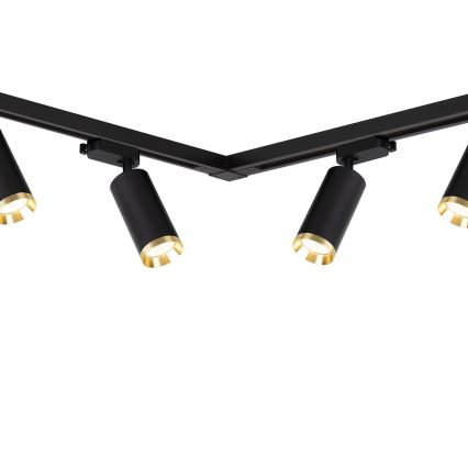 Spotleuchte im Schienensystem MICA 6xGU10/10W/230V, schwarz/gold