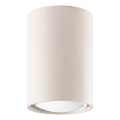 Spotleuchte LAGOS 1xGU10/10W/230V 10 cm cremefarben