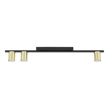 Spotleuchte LOGAN 3xGU10/10W/230V schwarz/gold