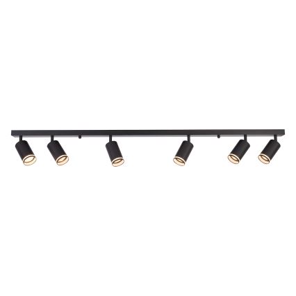 Spotleuchte PIPE 6xGU10/10W/230V schwarz