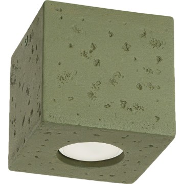 Spotleuchte QUAD 1xGU10/10W/230V Beton/Grün